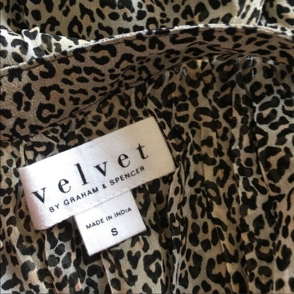 VELVET by Graham and Spencer Aubrey Leopard Print Mini Dress - Picture 10 of 12